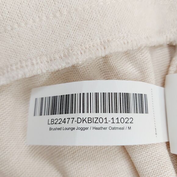Quince Brushed Lounge Joggers Womens Medium Oatmeal Knit Cozy Comfy Loungewear - Picture 10 of 13